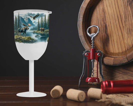 Coupe vin isotherme - animaux de la nature