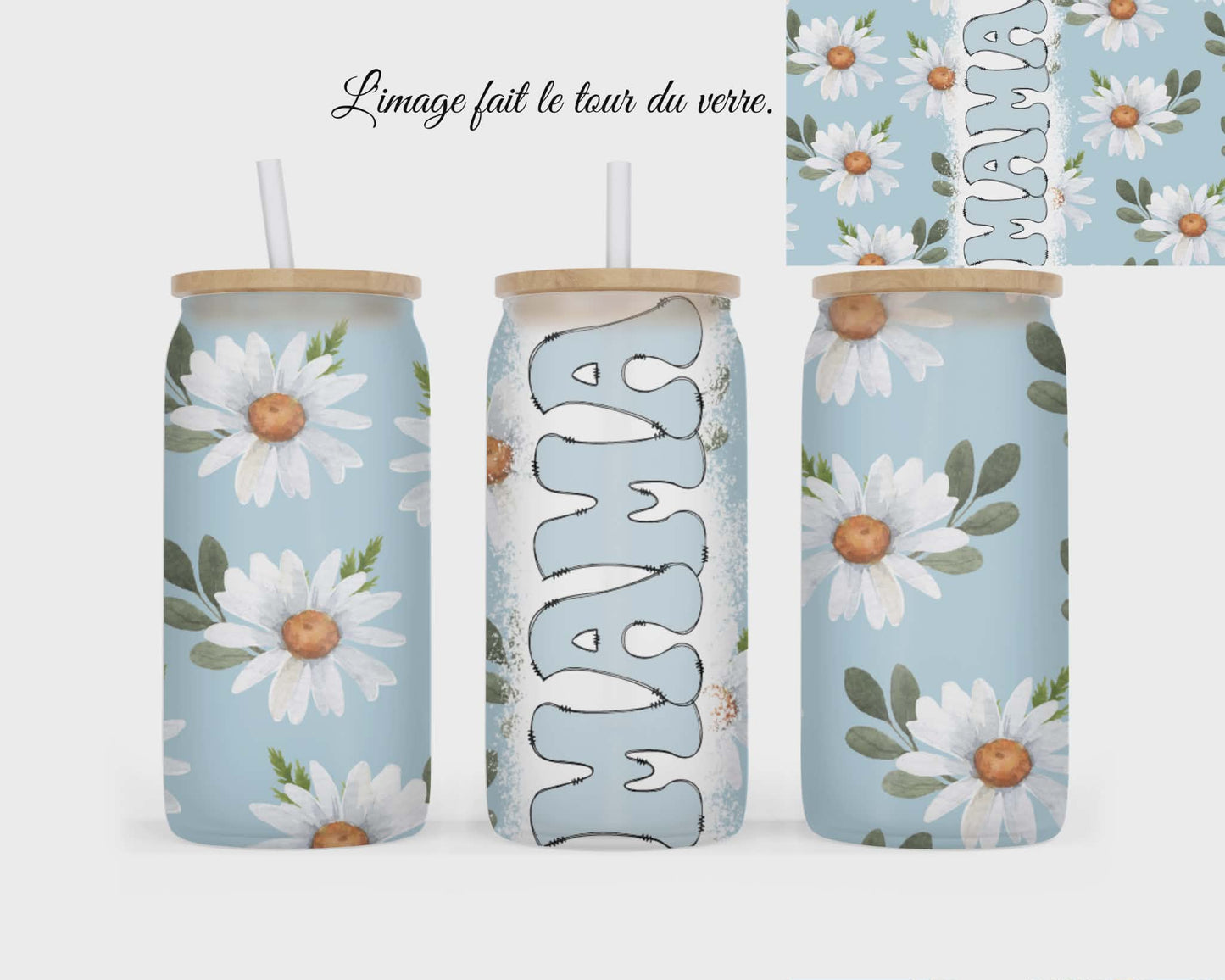 🥤 Verre givré sublimé – mama