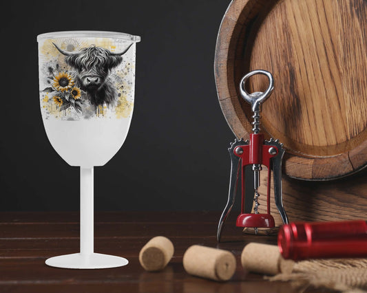 Coupe vin isotherme - vache highland