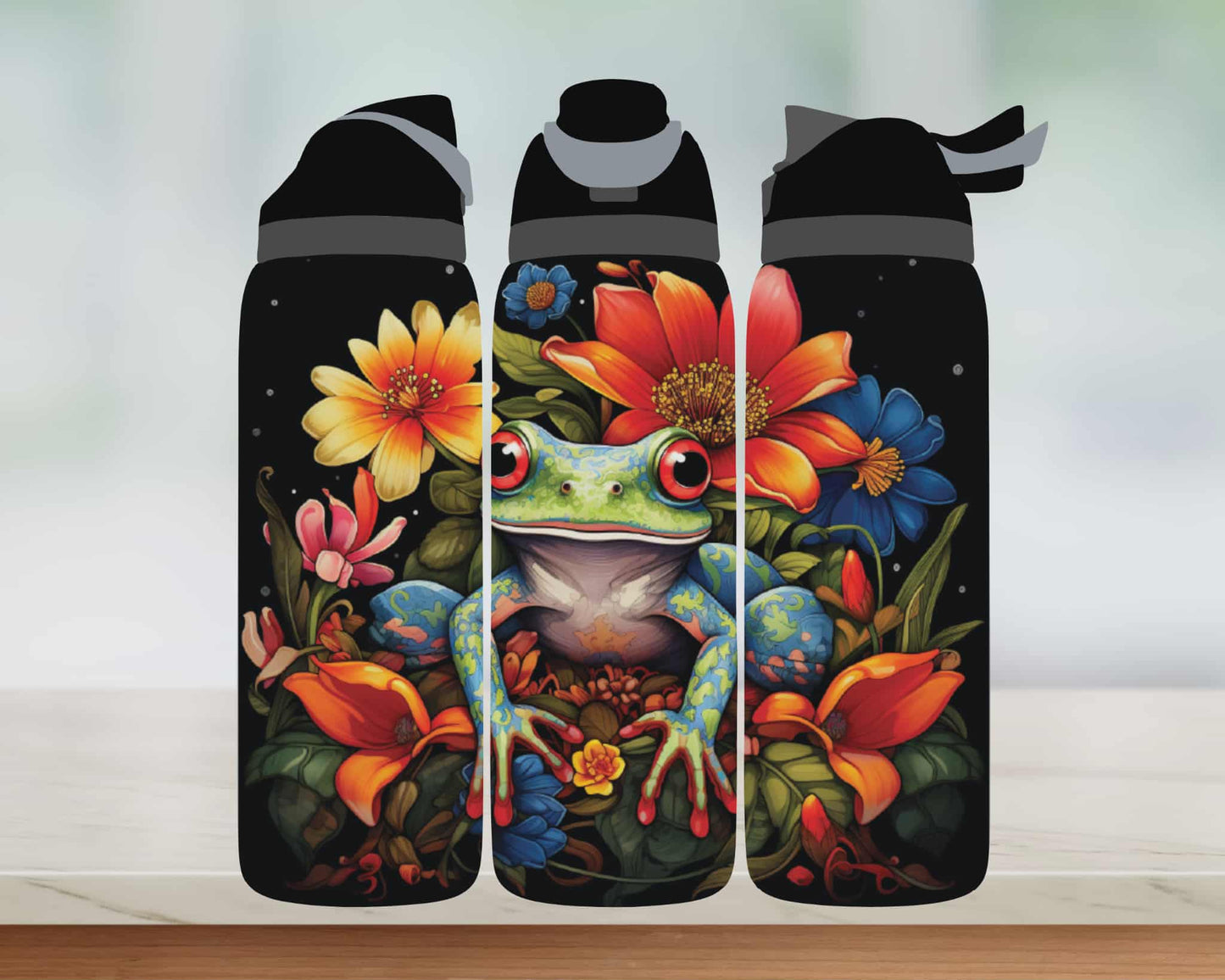 Bouteille style Owala - Grenouille