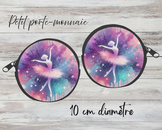 ✨ Petit porte-monnaie sublimé – ballerine