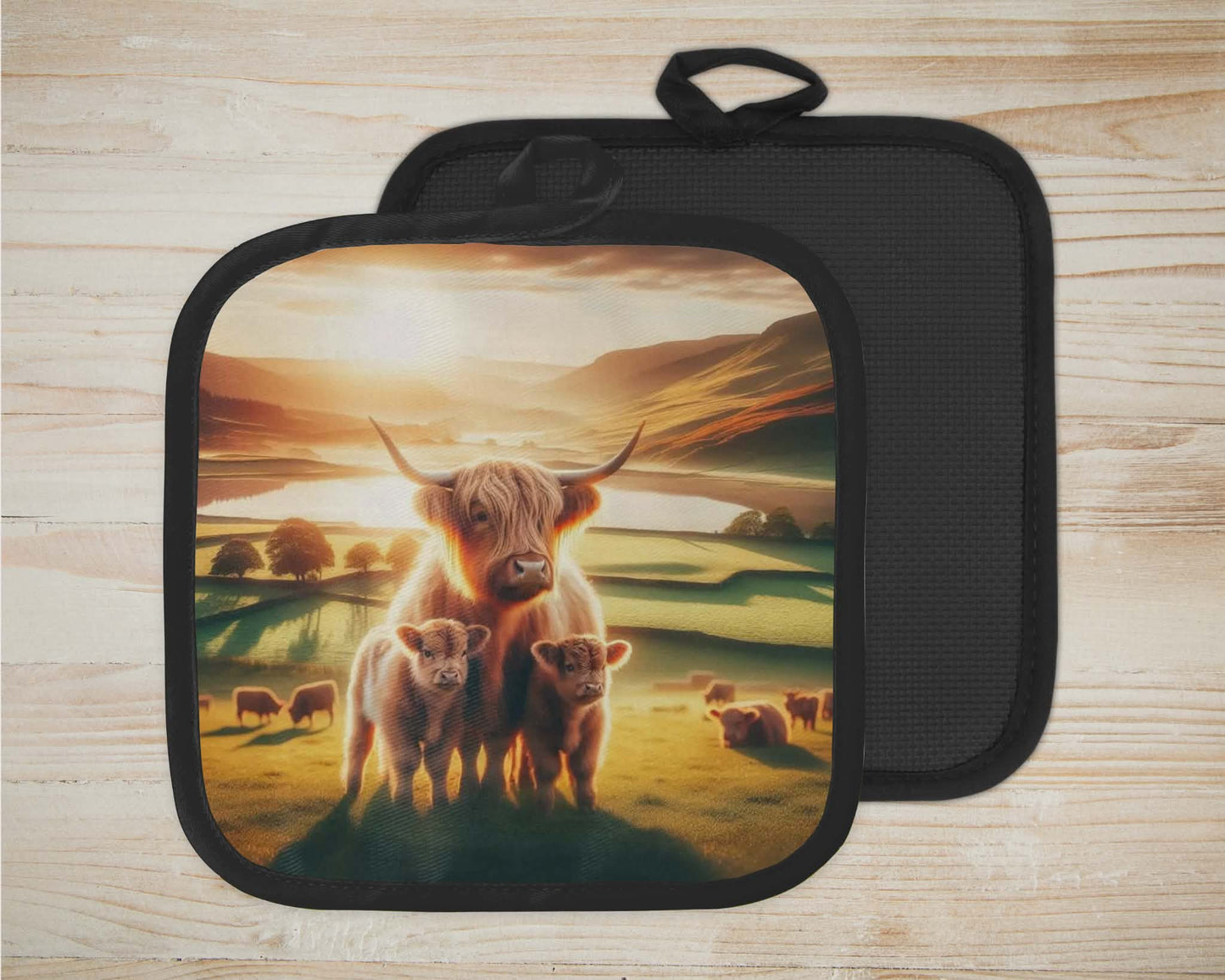 ✨️ Sous-plat sublimé - Vaches highland