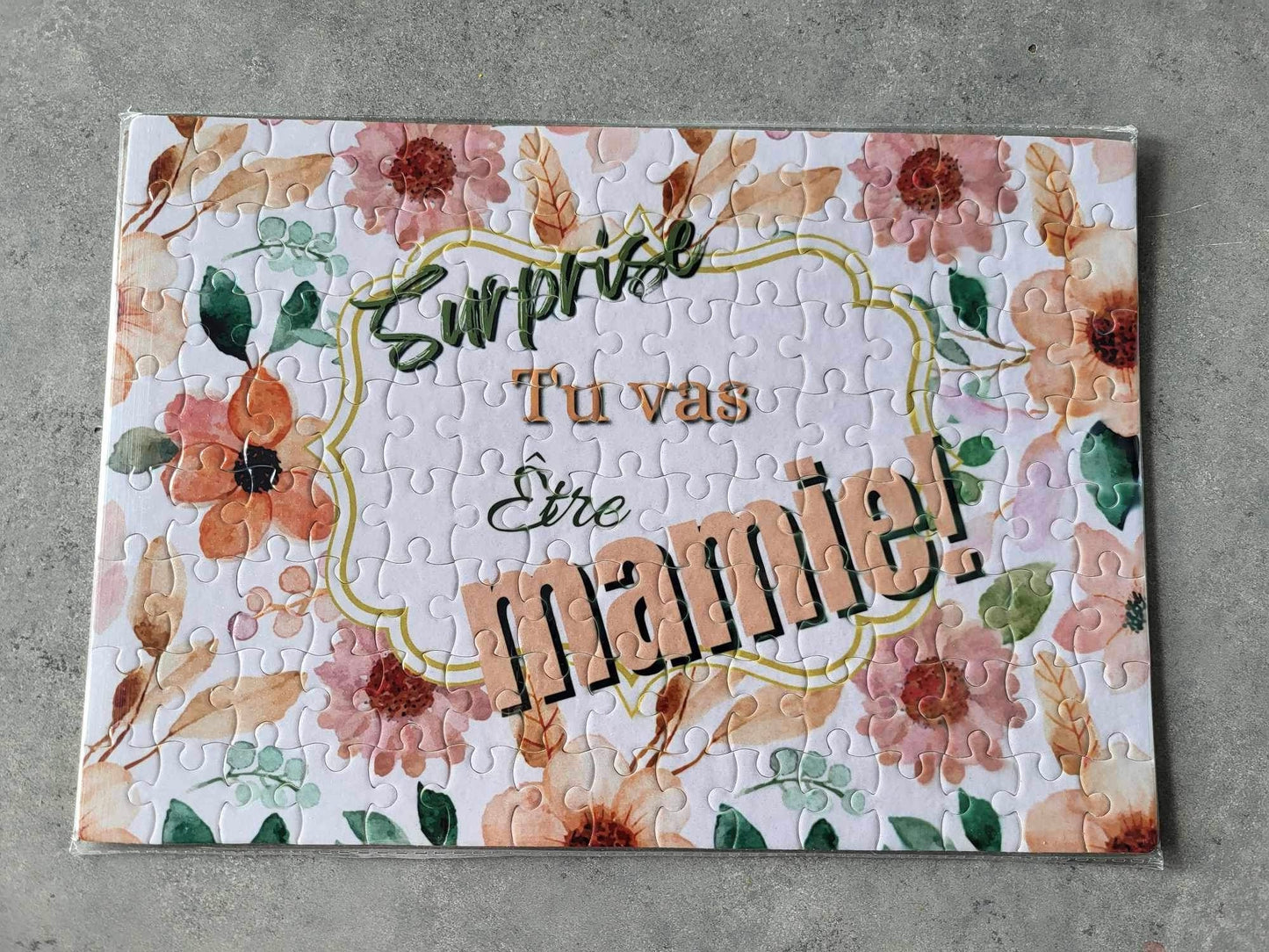 Surprise tu vas être mamie!