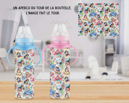 🍼 Biberons sublimé - Princesse v.2