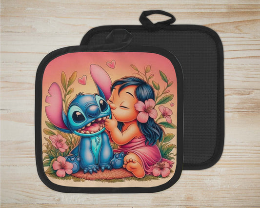 ✨️ Sous-plat sublimé - personnage bleu et amie
