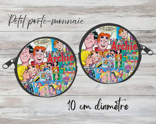✨ Petit porte-monnaie sublimé – personnage BD