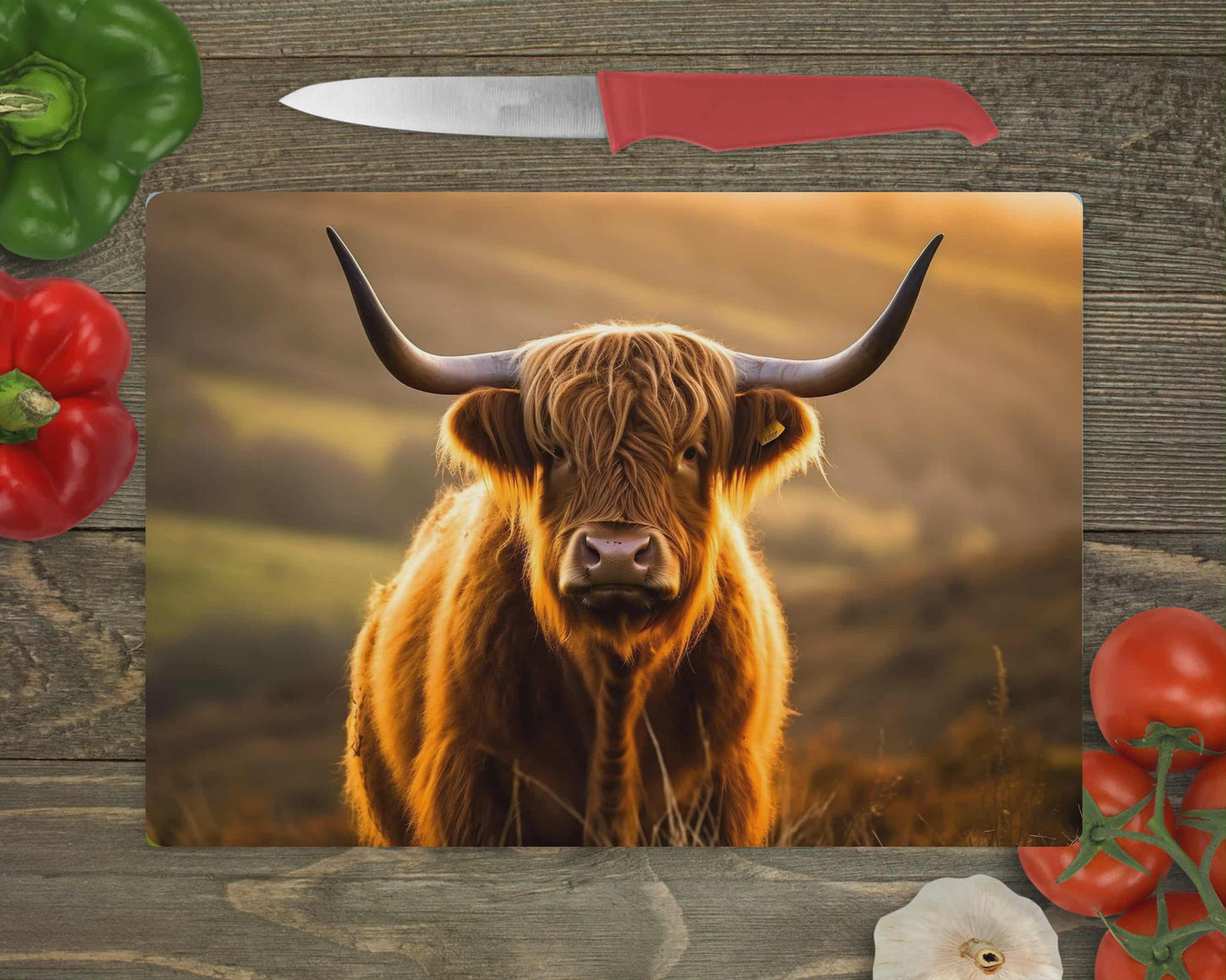 Planche de service - Vache