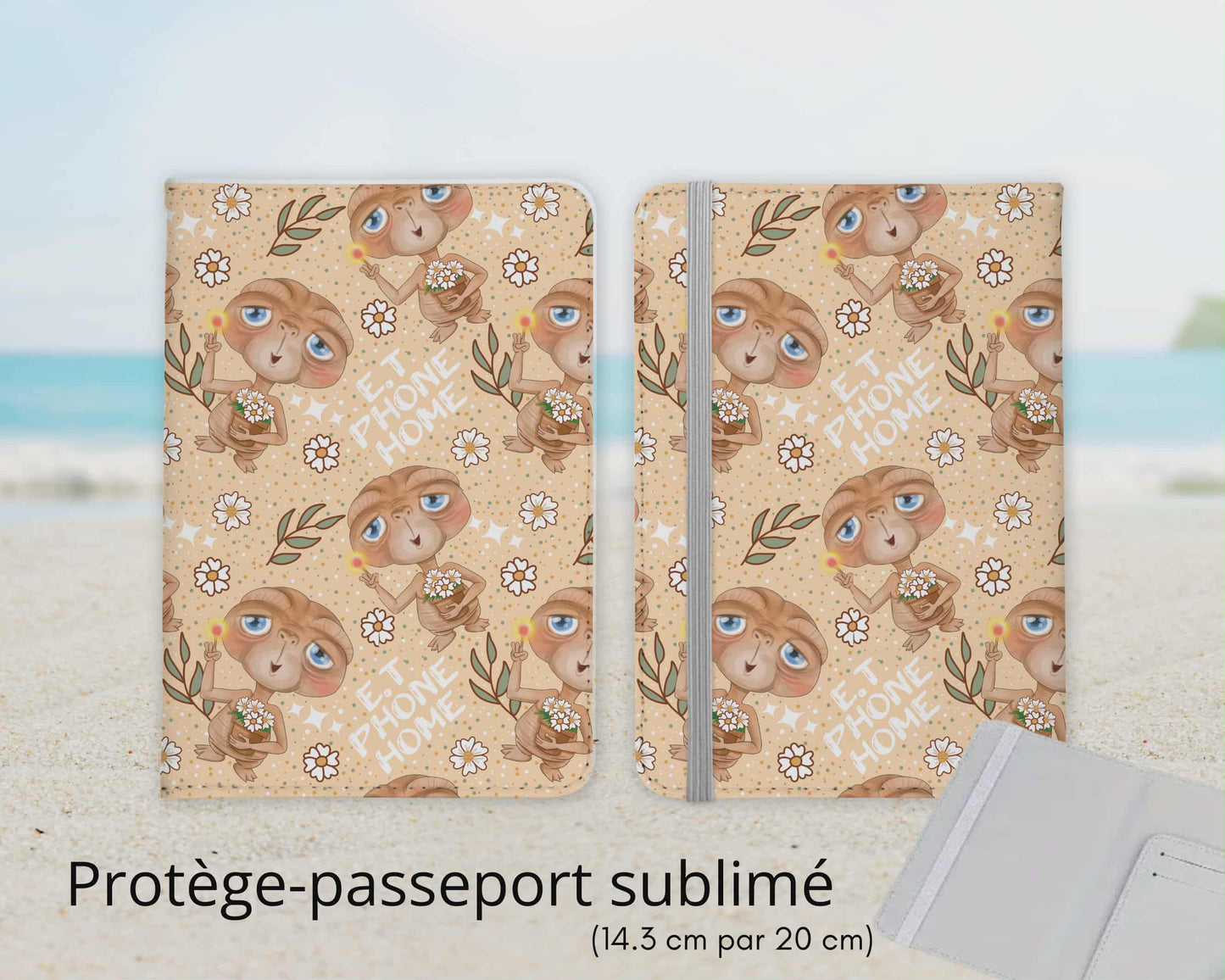 Protège-passeport sublimé - personnage doigt