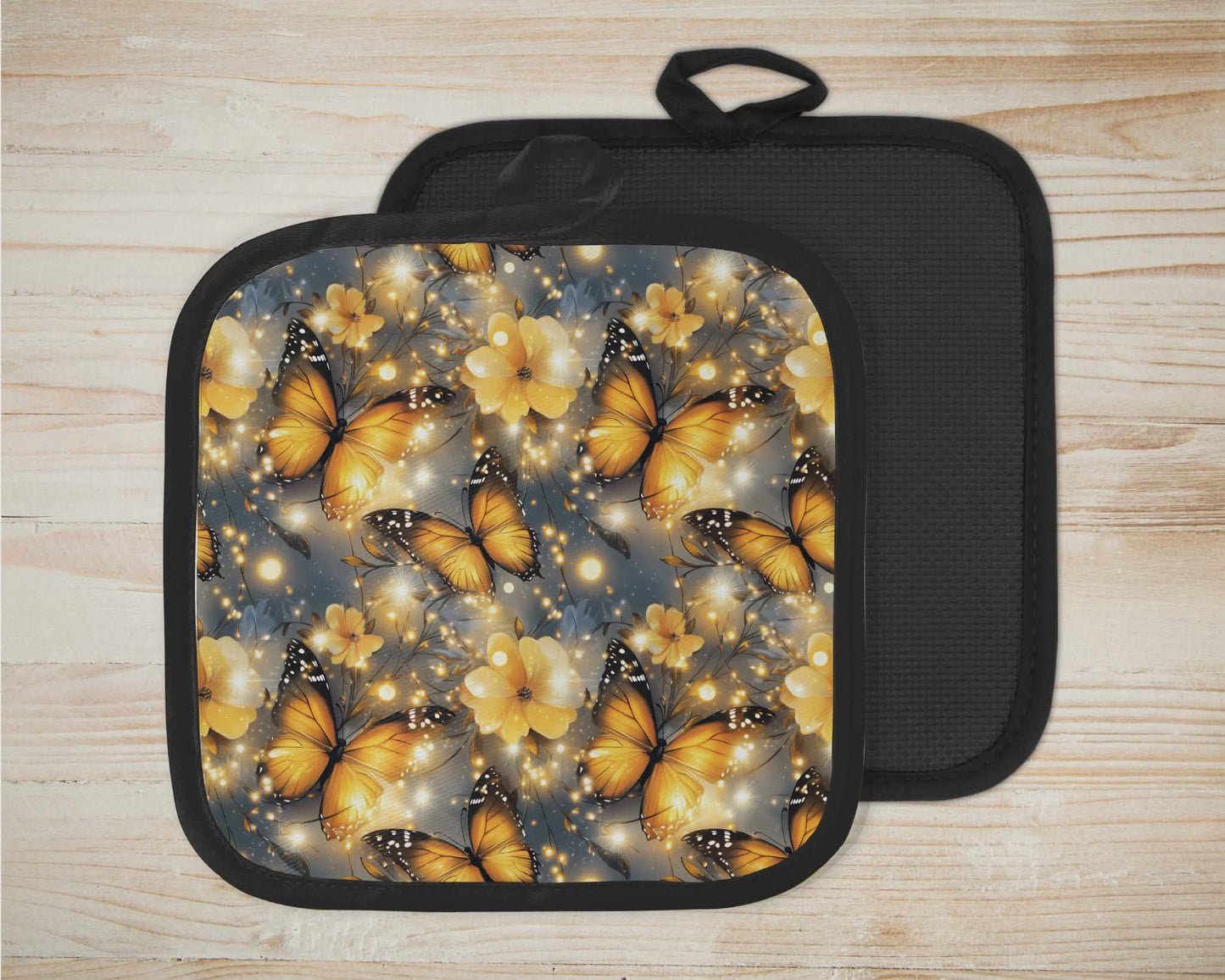 ✨️ Sous-plat sublimé - Papillon jaune