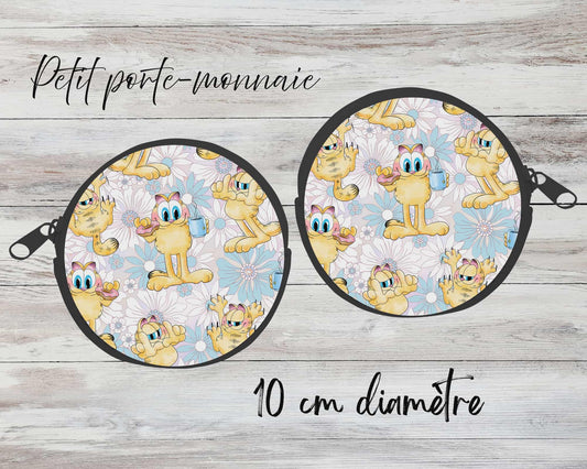 ✨ Petit porte-monnaie sublimé –chat beige