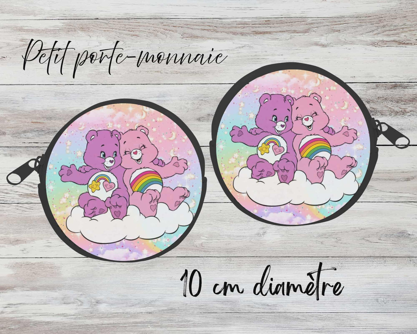 ✨ Petit porte-monnaie sublimé – ourson 2