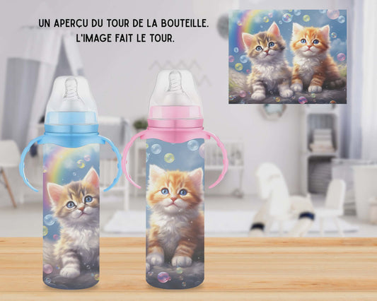 🍼 Biberons sublimé - Chats