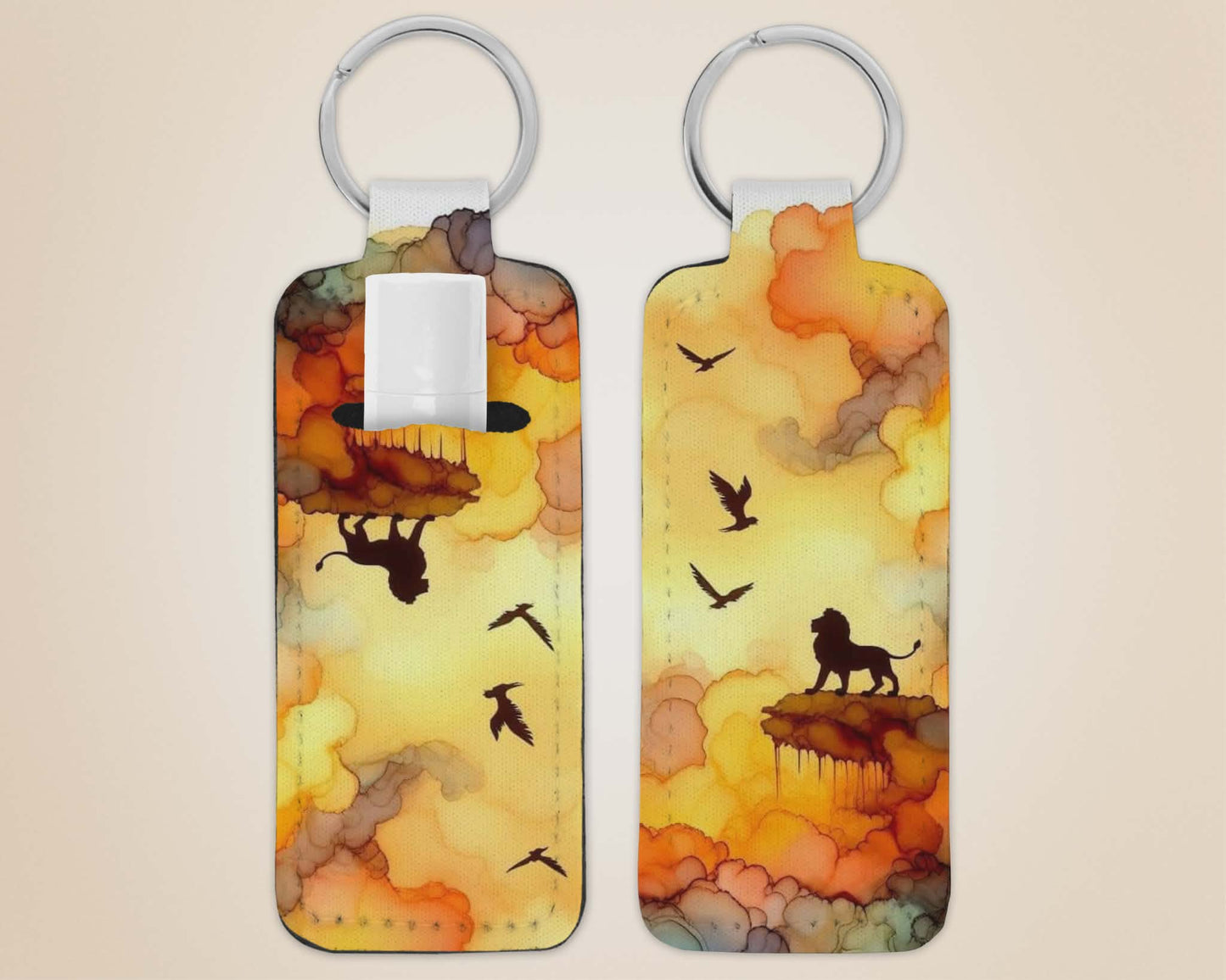 Porte-clé avec pochette - lion