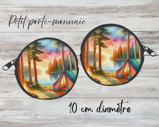✨ Petit porte-monnaie sublimé – camping