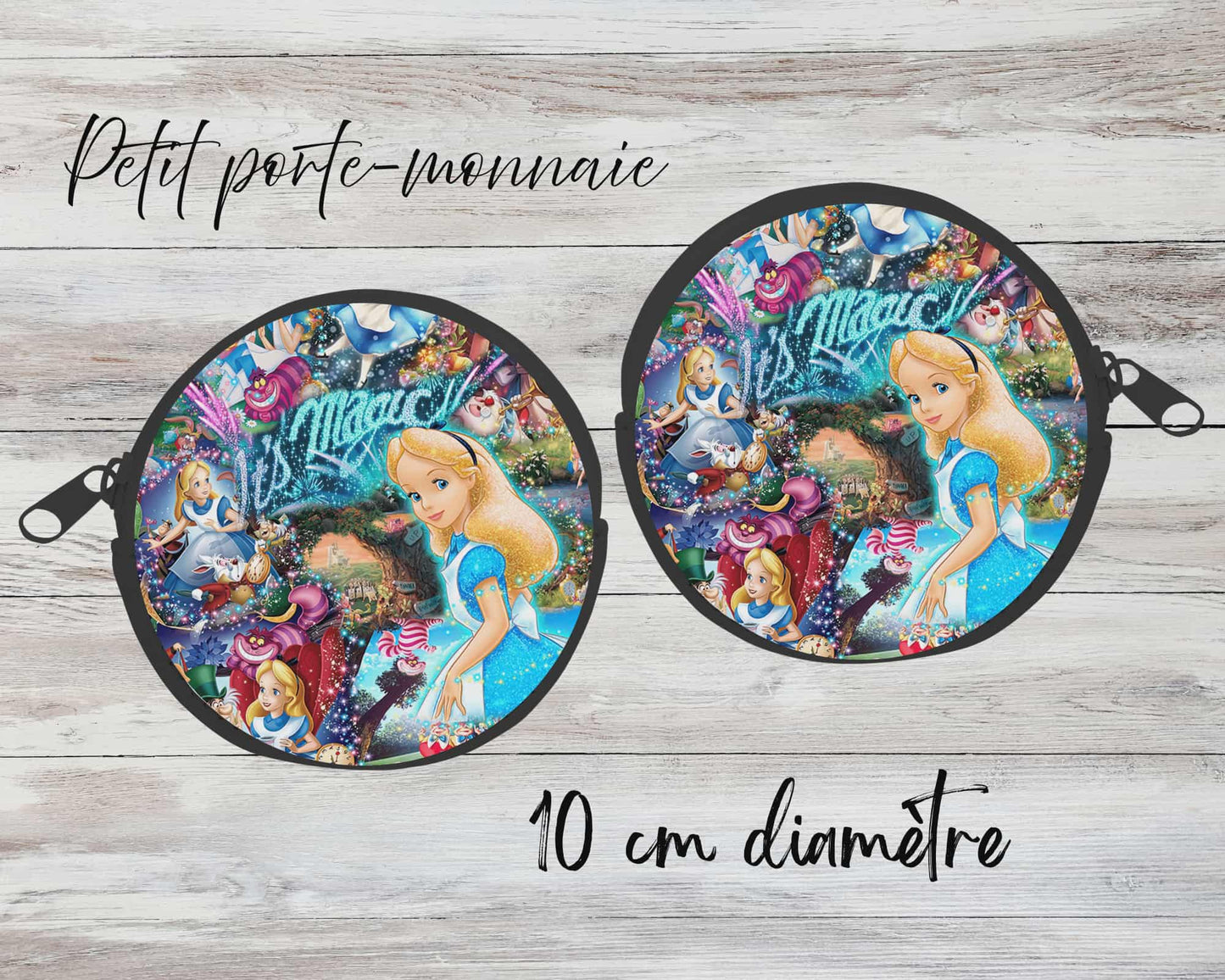 ✨ Petit porte-monnaie sublimé – pays des merveilles