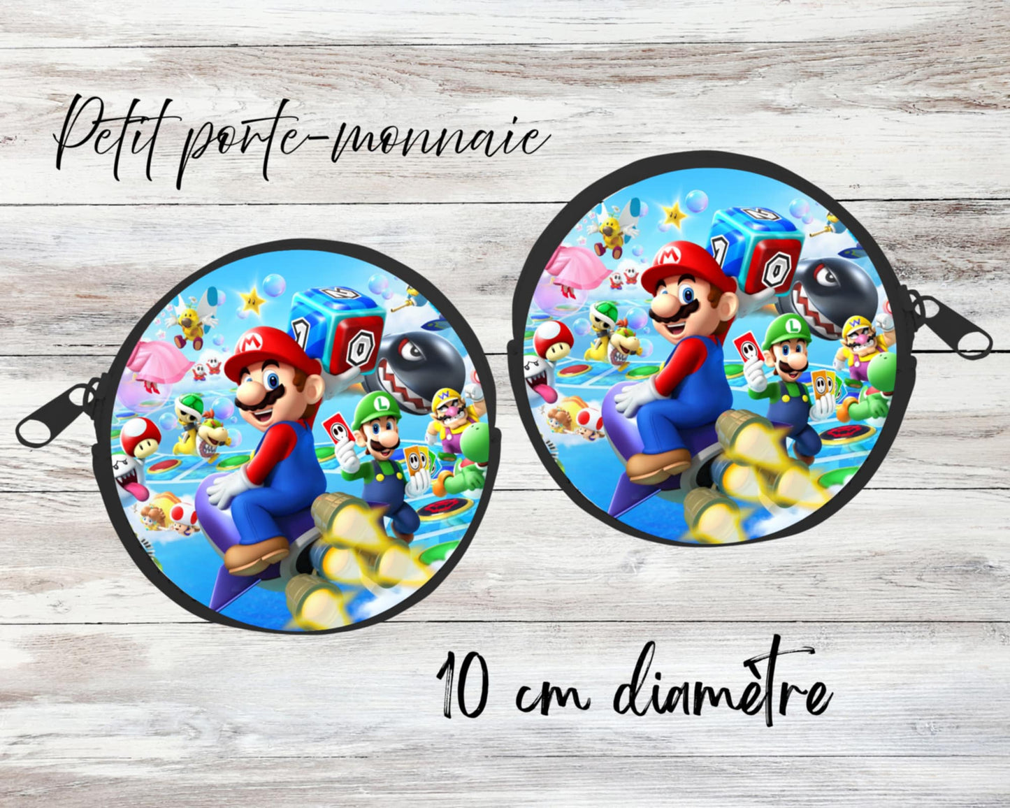 ✨ Petit porte-monnaie sublimé – personnage jeux vidéo