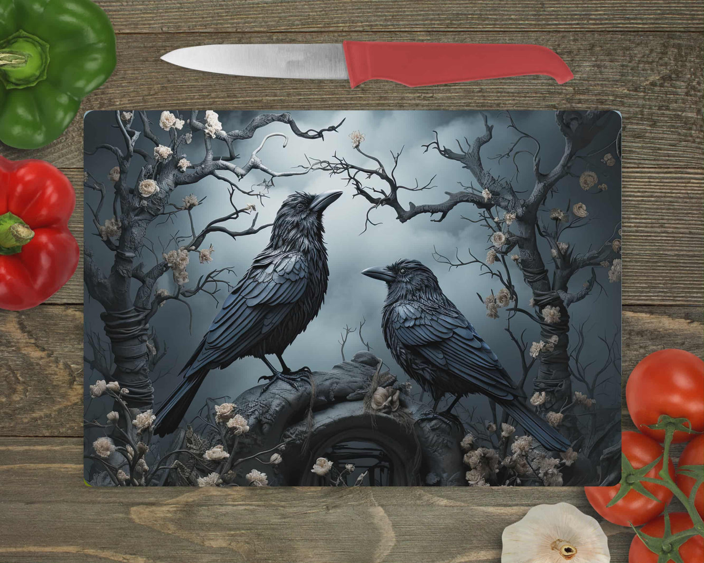 Planche de service - Corbeau