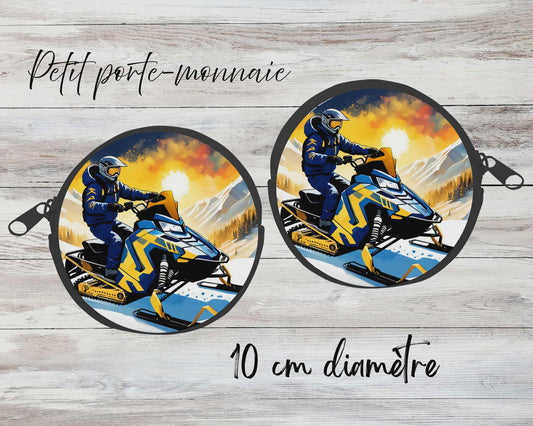✨ Petit porte-monnaie sublimé – ski-doo 2