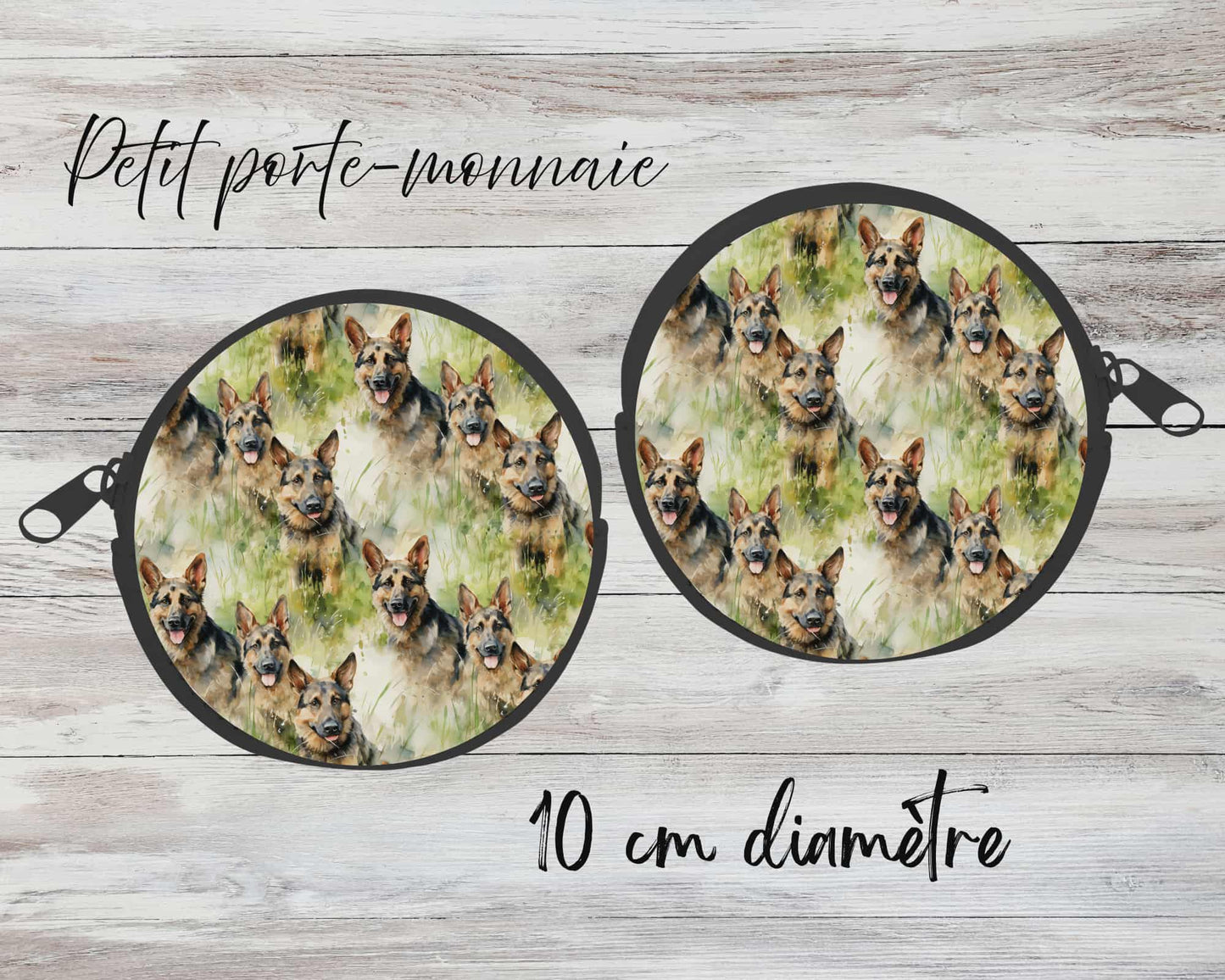 ✨ Petit porte-monnaie sublimé – chien 2