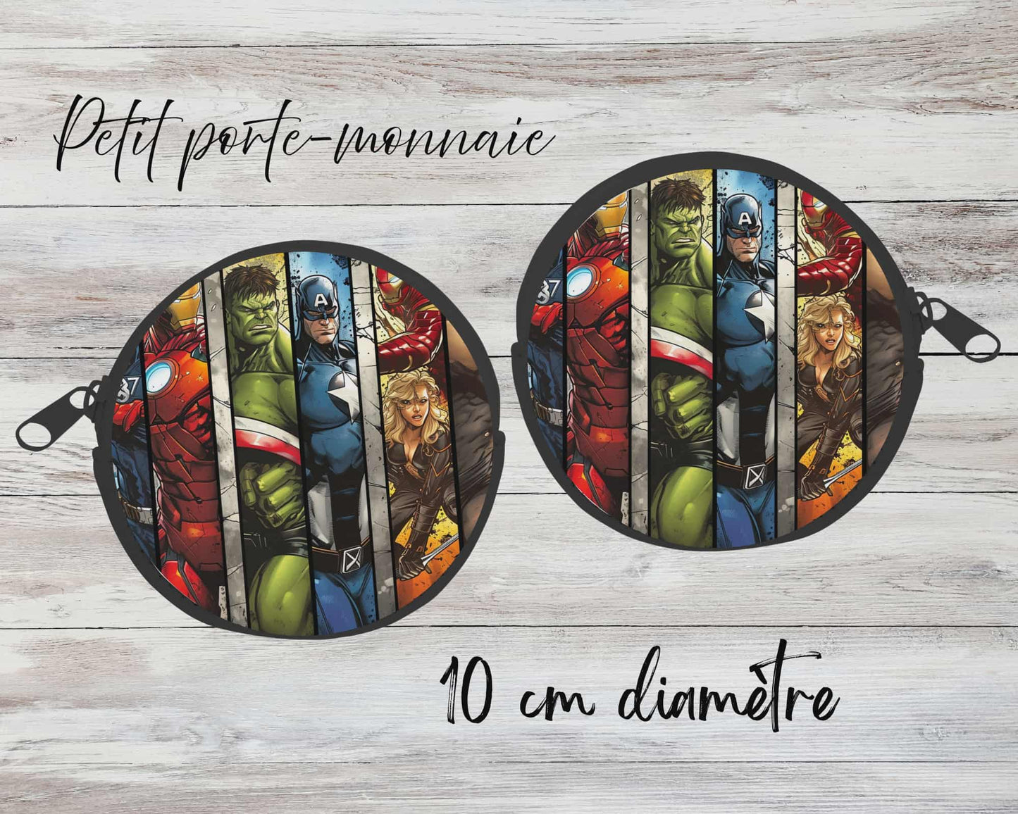 ✨ Petit porte-monnaie sublimé – héros