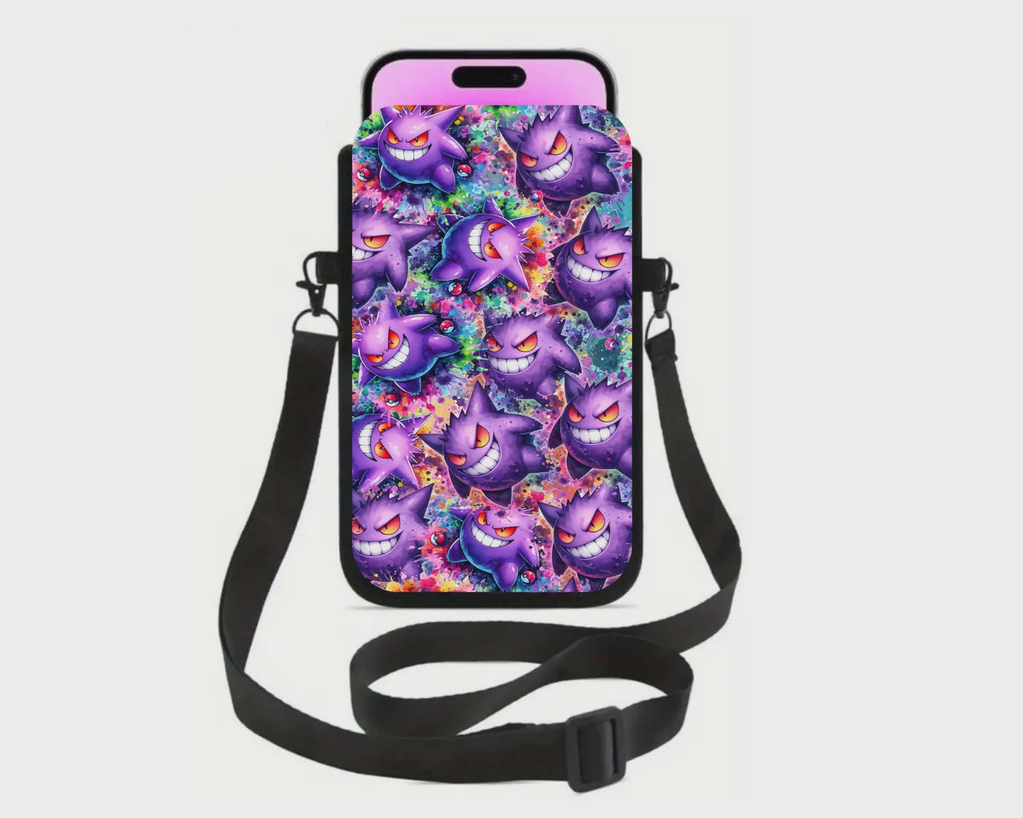 📱 Sac à cellulaire sublimé – attrapez les tous