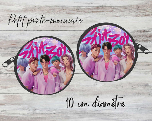✨ Petit porte-monnaie sublimé – groupe populaire 3
