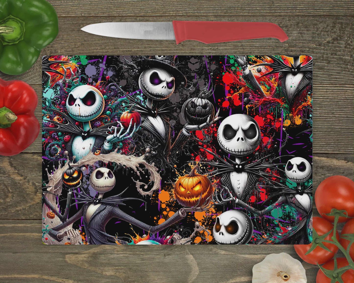 Planche de service - Personnage blanc halloween