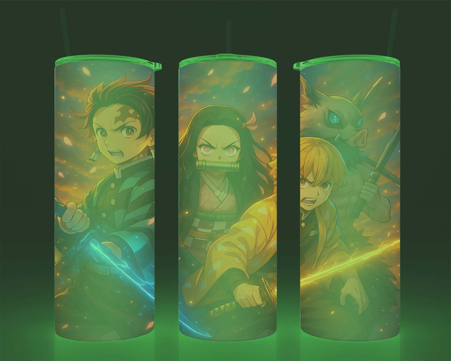 Verre isotherme -  (allume dans le noir) damon