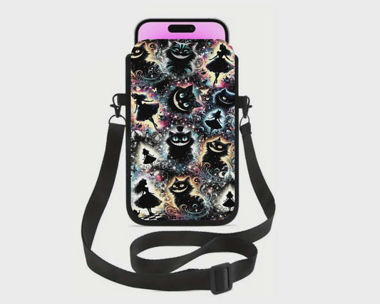 📱 Sac à cellulaire sublimé – alice et chat