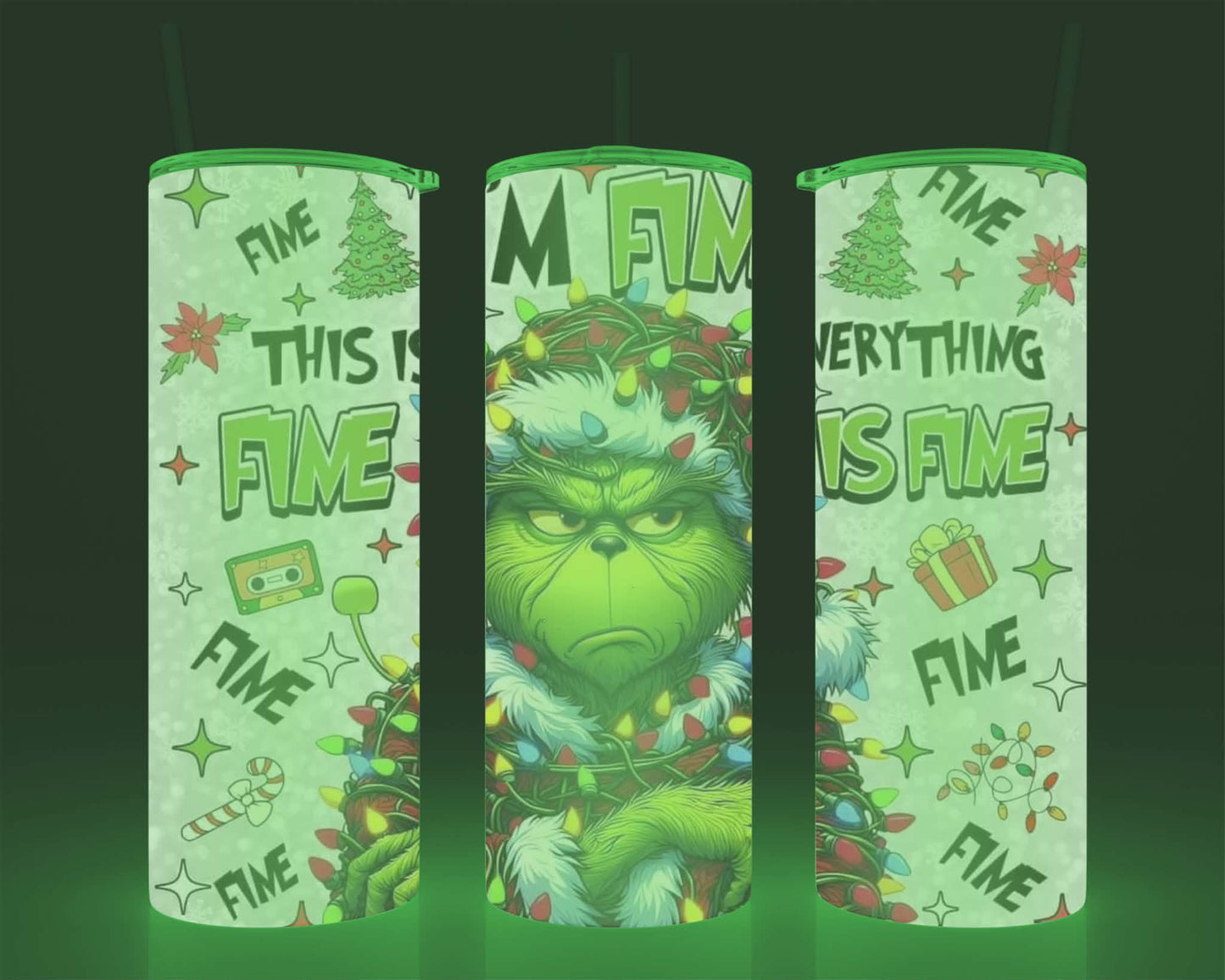 Verre isotherme -  (allume dans le noir) grincheux