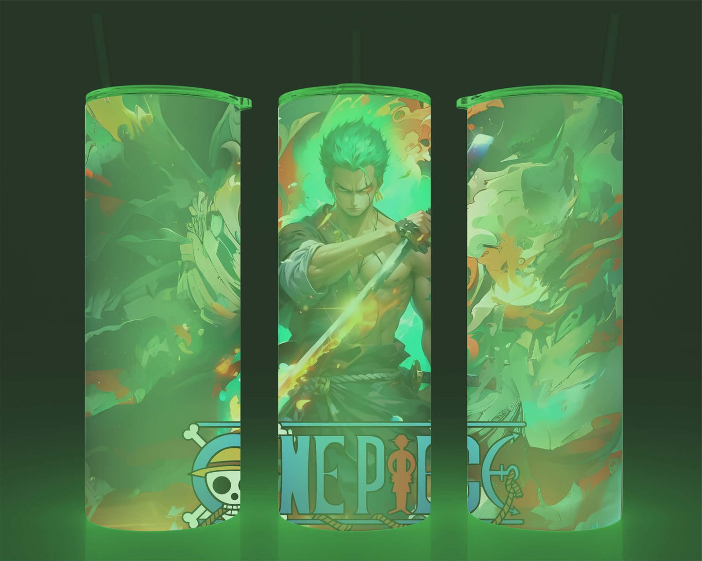 Verre isotherme -  (allume dans le noir) homme épée