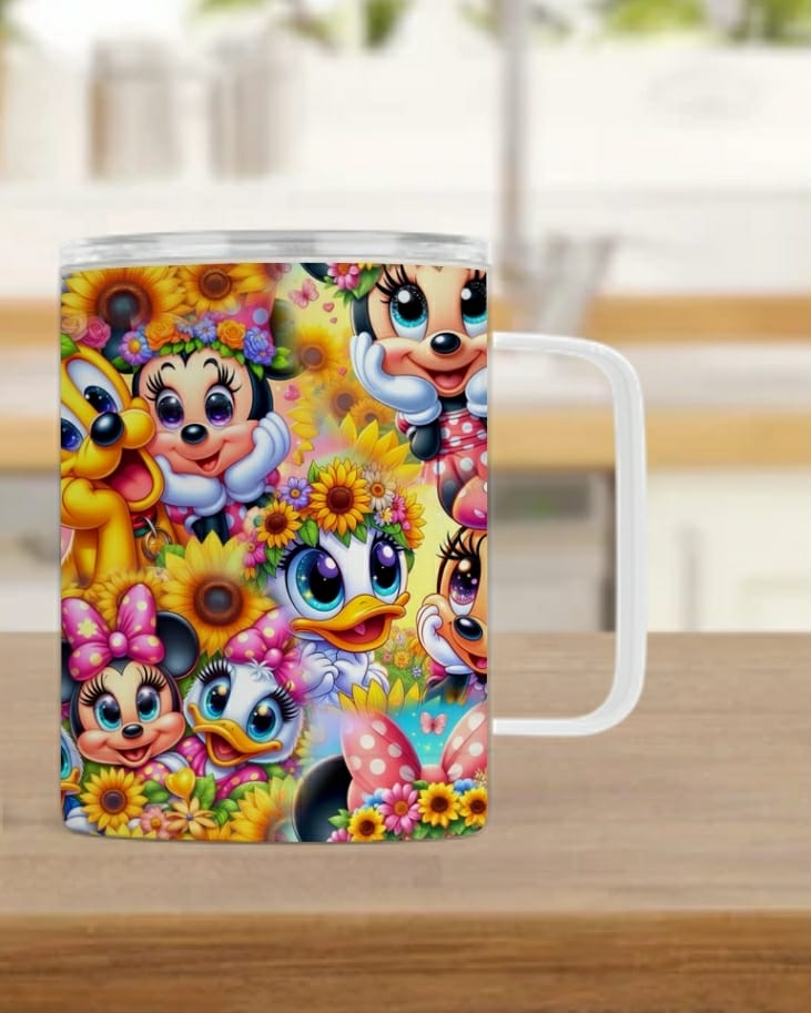 Tasse isotherme - Personnage souris boucle