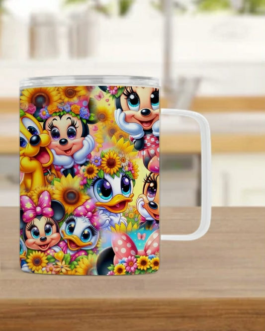 Tasse isotherme - Personnage souris boucle