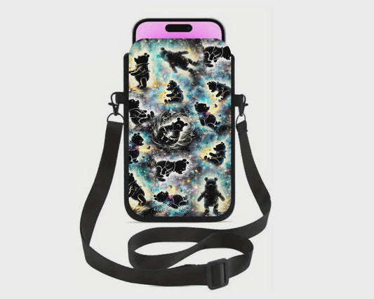 📱 Sac à cellulaire sublimé – ourson jaune