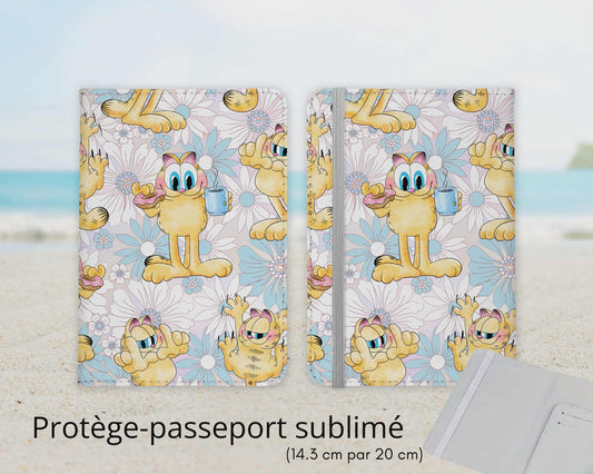 Protège-passeport sublimé - Chat roux