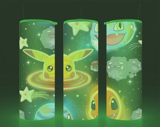 Verre isotherme -  (allume dans le noir) personnage électronique