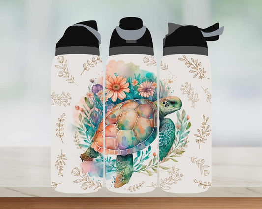 Bouteille style Owala - Tortue