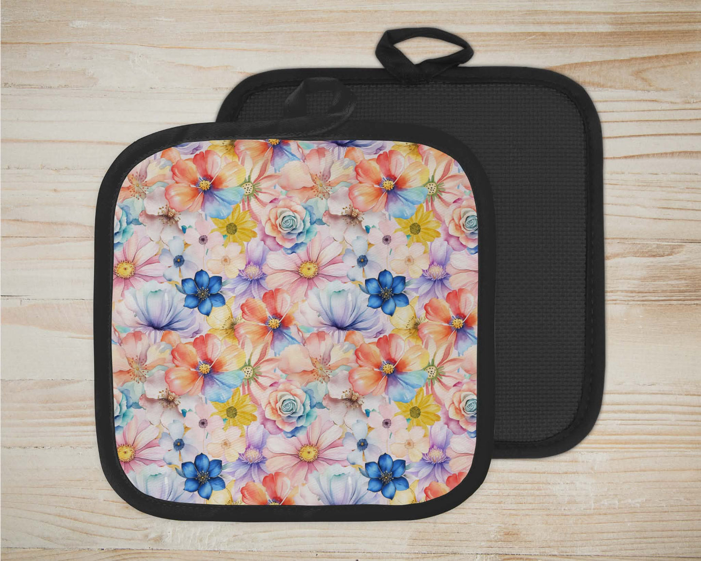 ✨️ Sous-plat sublimé - Fleurs colorées