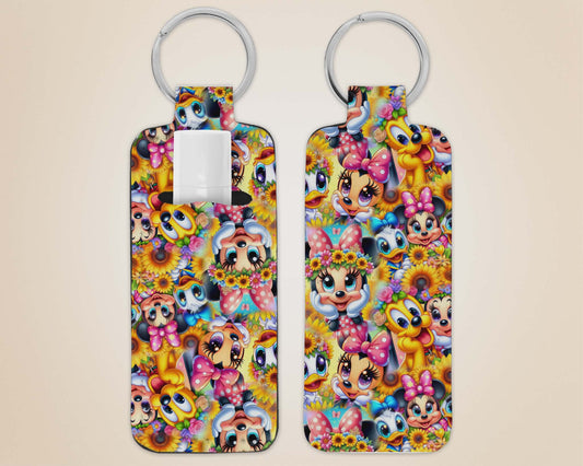 Porte-clé avec pochette - souris boucle