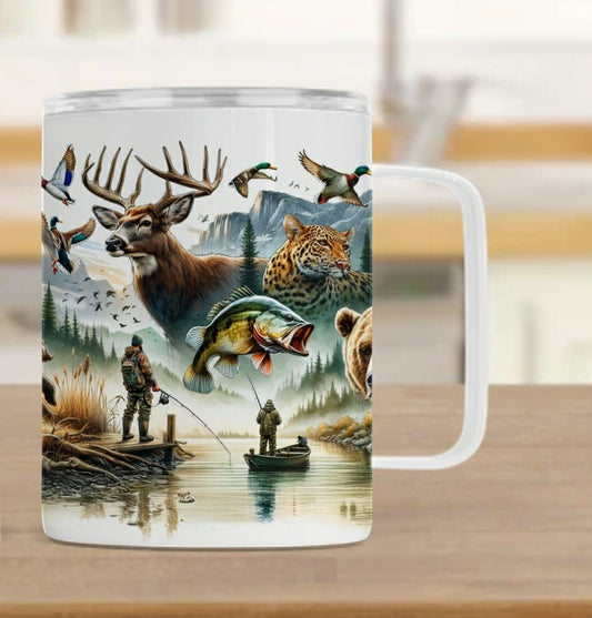 Tasse isotherme - animaux de la nature