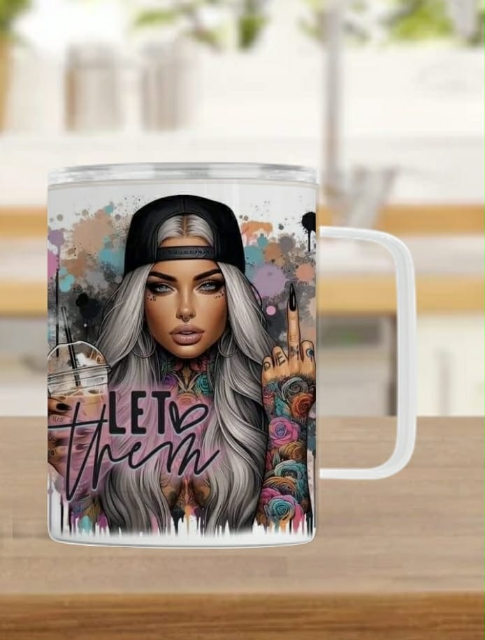 Tasse isotherme - Femme Let them