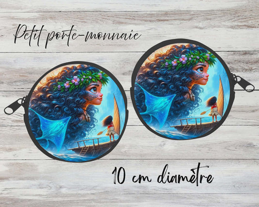 ✨ Petit porte-monnaie sublimé – princesse bateau