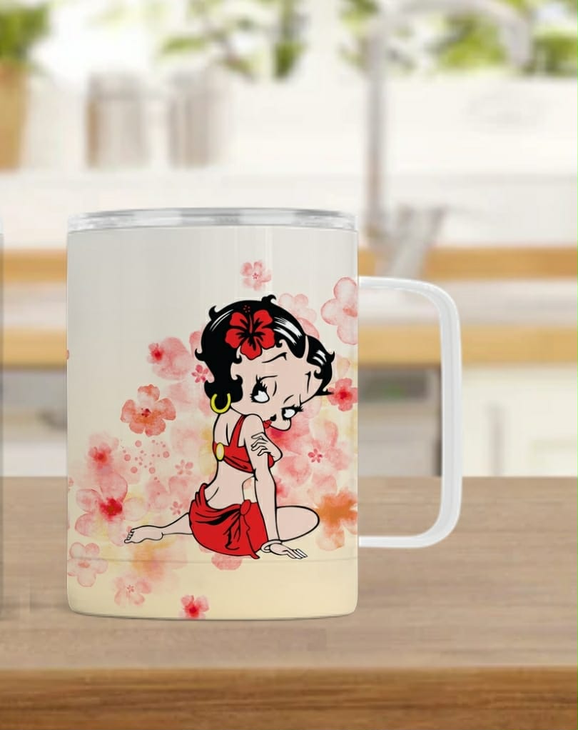 Tasse isotherme - personnage rouge