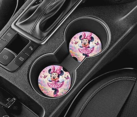Sous-verre auto - souris boucle