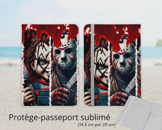 Protège-passeport sublimé - Horreur
