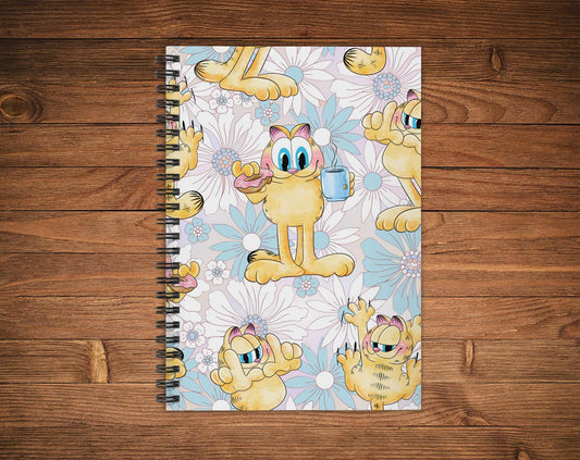 Cahier de notes - chat beige