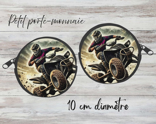 ✨ Petit porte-monnaie sublimé – 4 roue