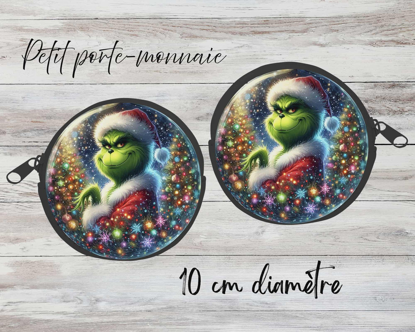 ✨ Petit porte-monnaie sublimé – grincheux