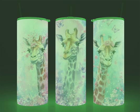 Verre isotherme -  (allume dans le noir) girafe