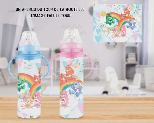 🍼 Biberons sublimé - Ourson coloré v.2
